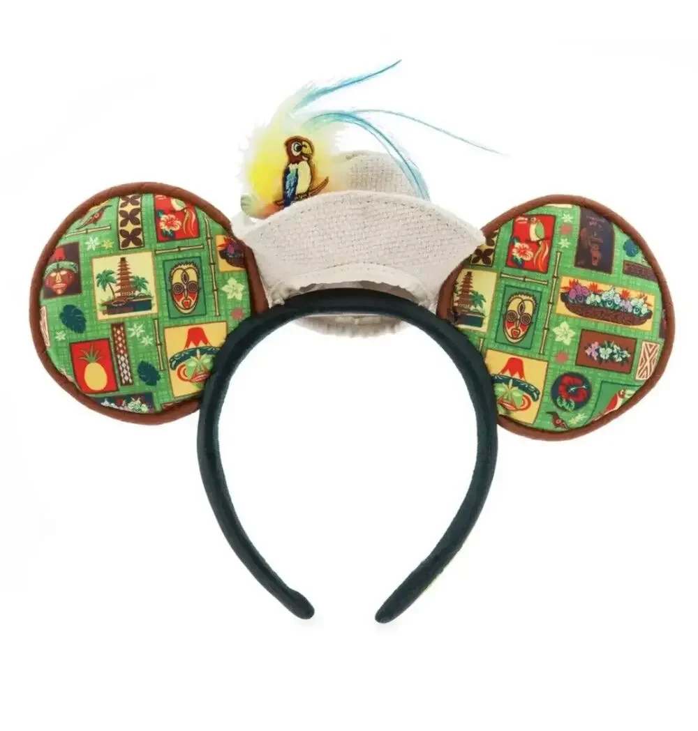 Disney Parks Enchanted Tiki Room Ears Headband 50th Mickey Main Attraction